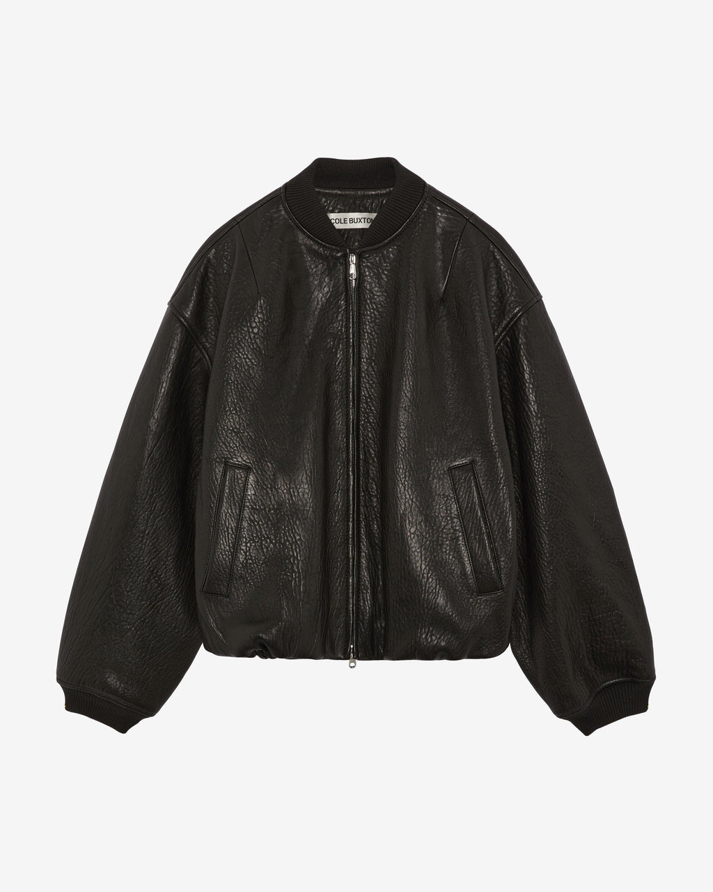 SHRUNKEN LEATHER BOMBER