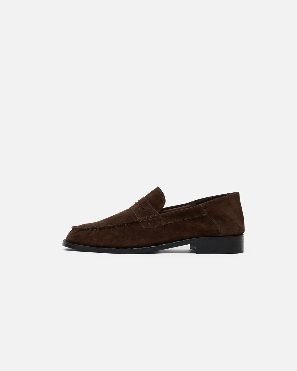 CB BROWN SUEDE FOLDABLE RUCHED LOAFER