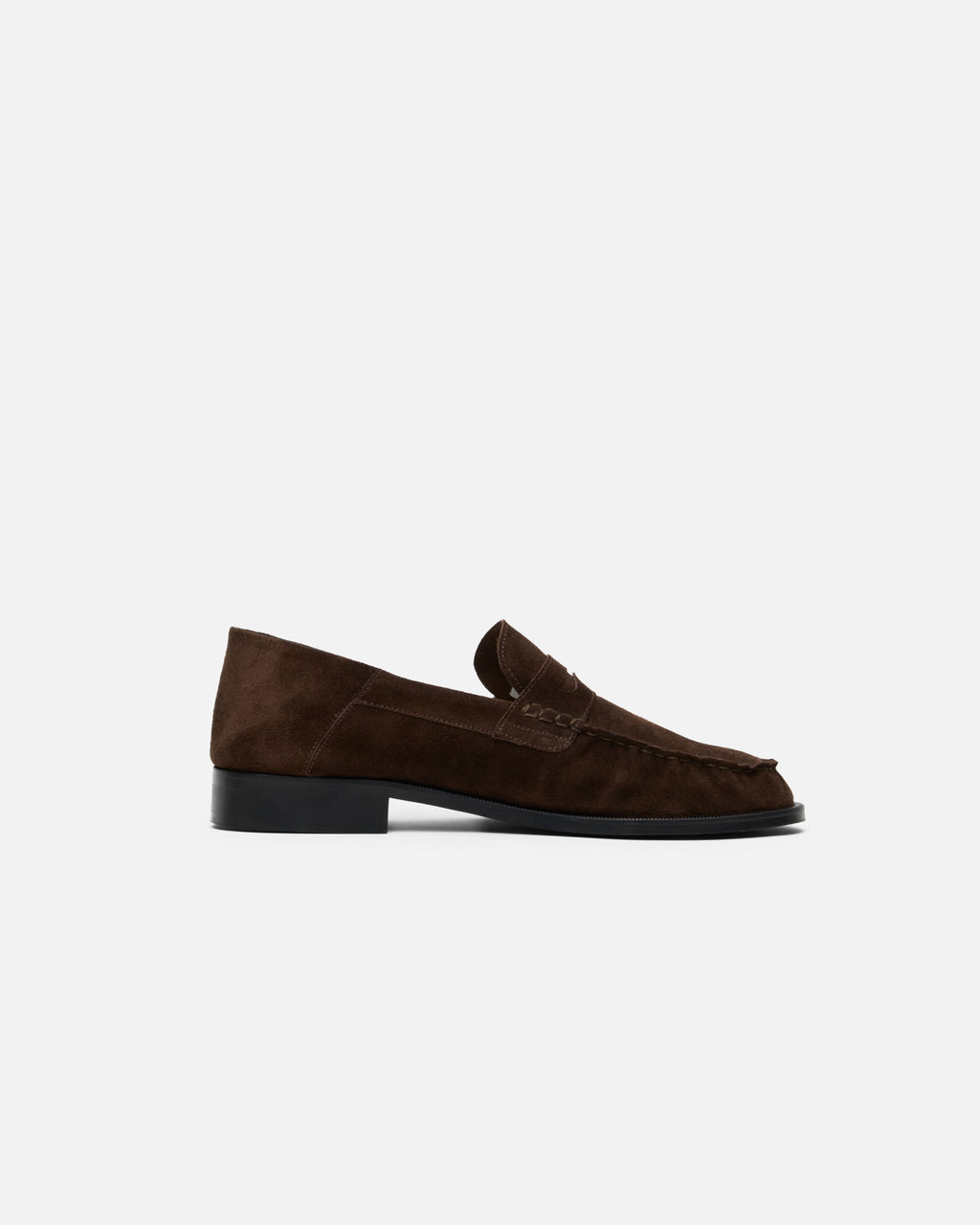 CB BROWN SUEDE FOLDABLE RUCHED LOAFER