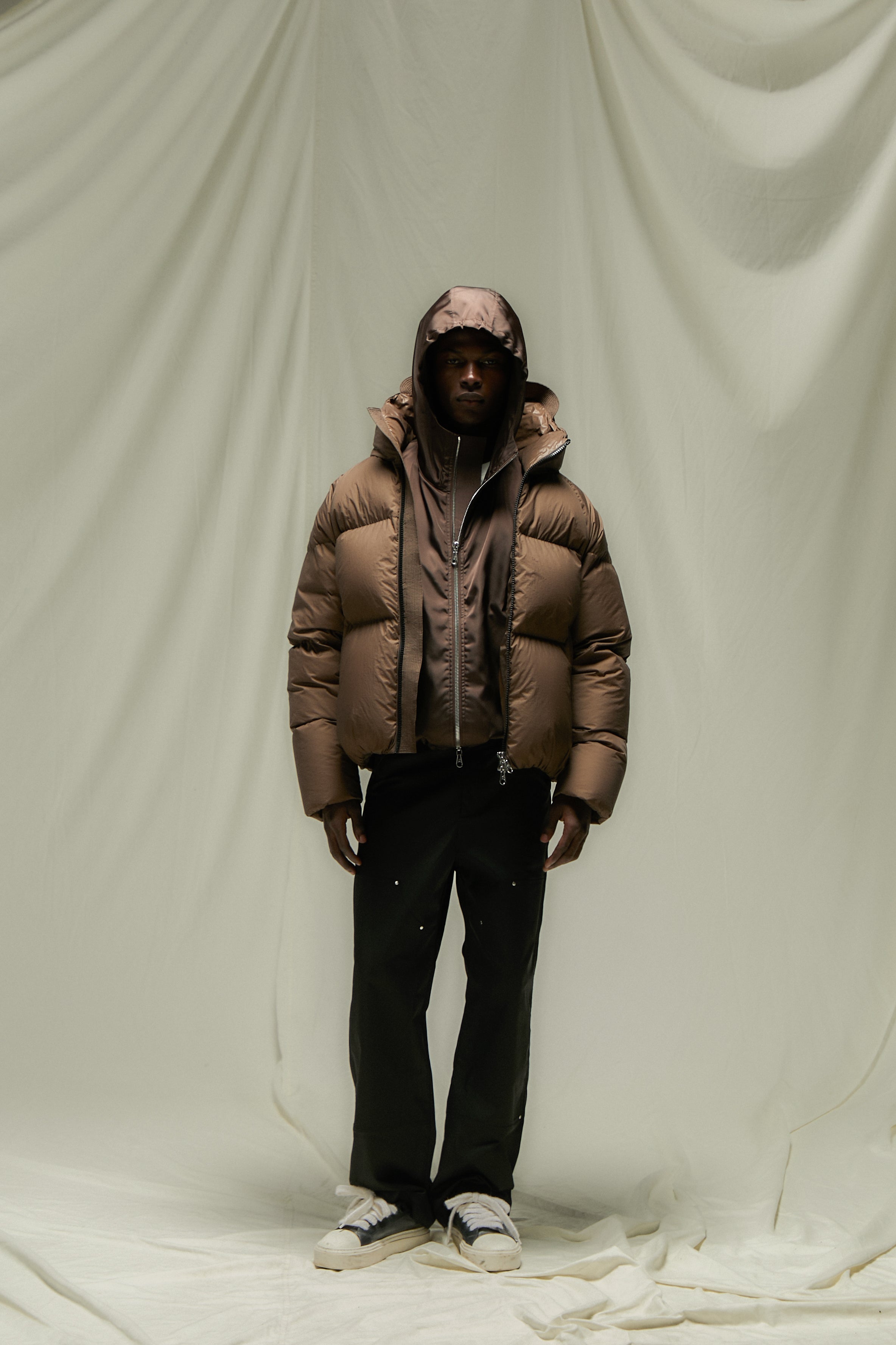 ジャケット・アウター aere hooded nylon padded coat HOODED NYLON WINDBREAKER – Cole Buxton