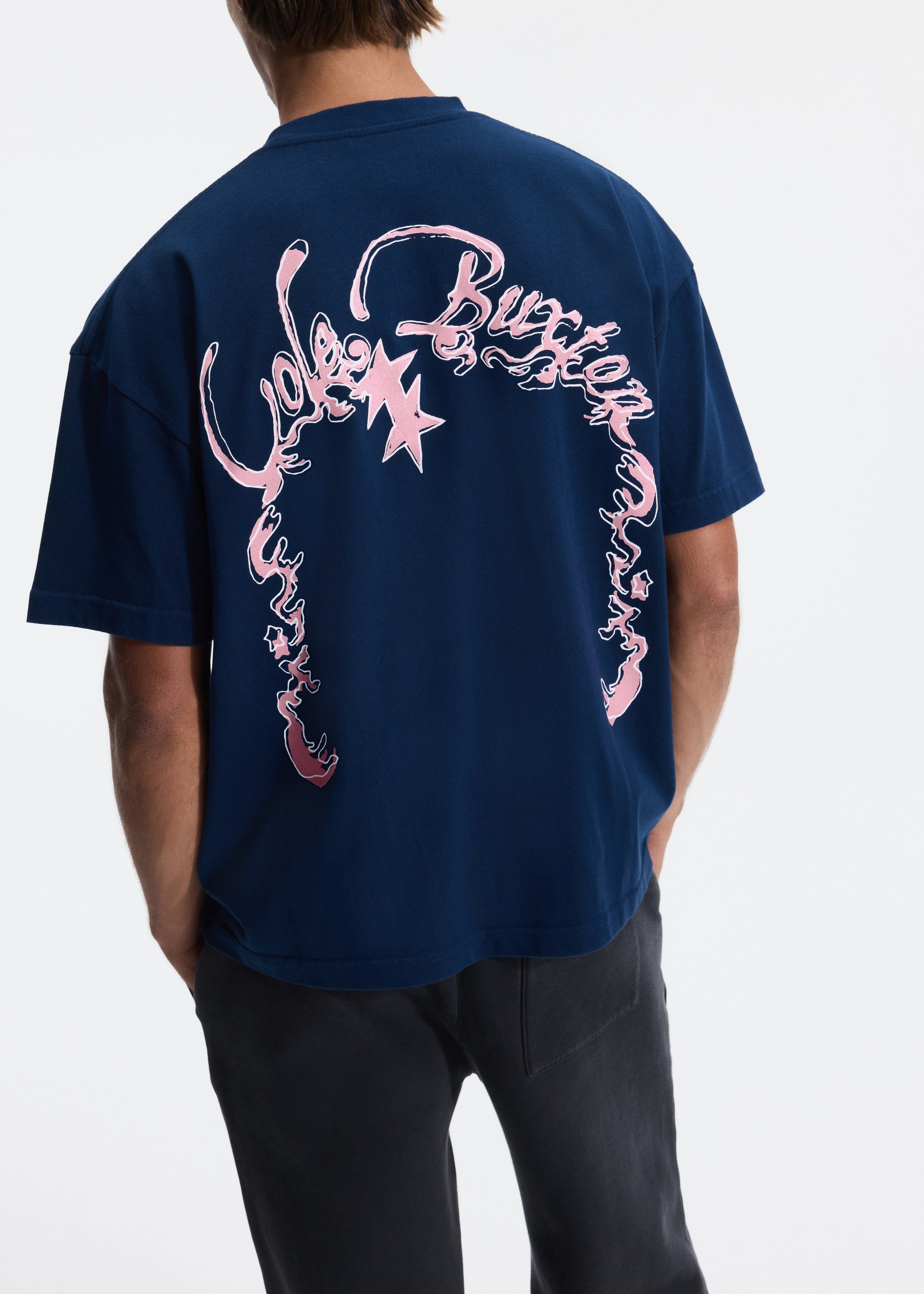 Cole Buxton | Fantasy Cotton T-Shirt | Navy | Mens