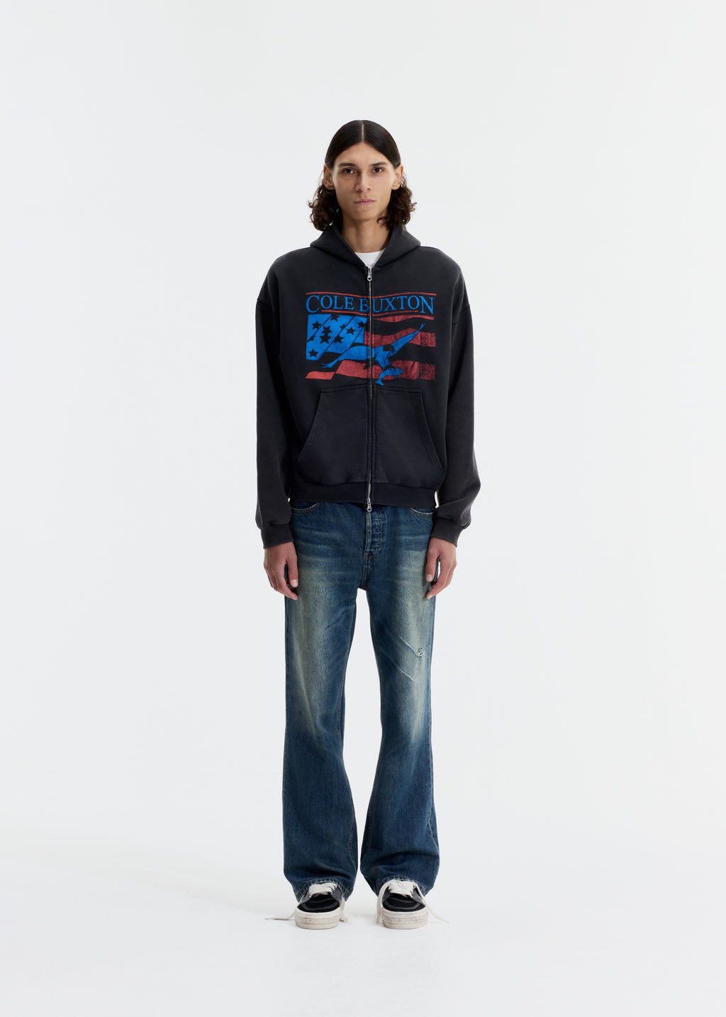 OLD GLORY ZIPPED HOODIE