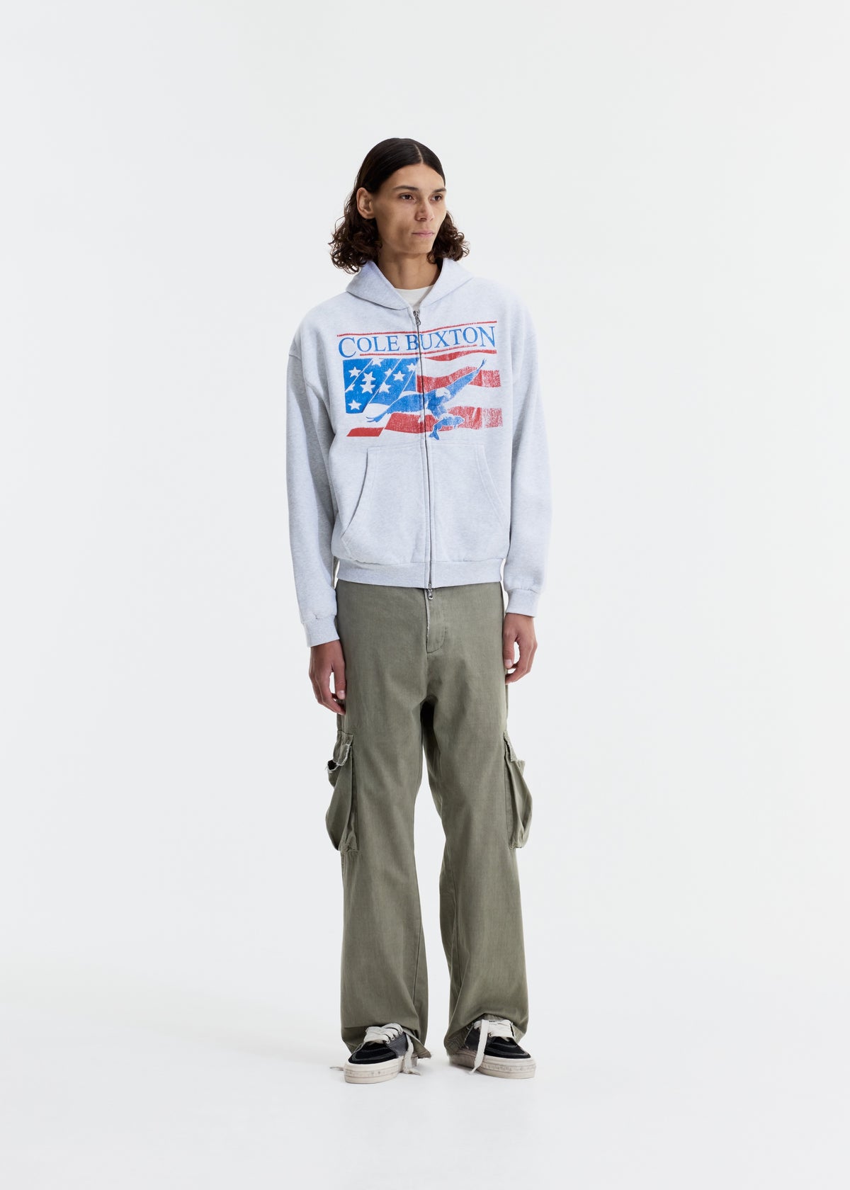 OLD GLORY ZIPPED HOODIE