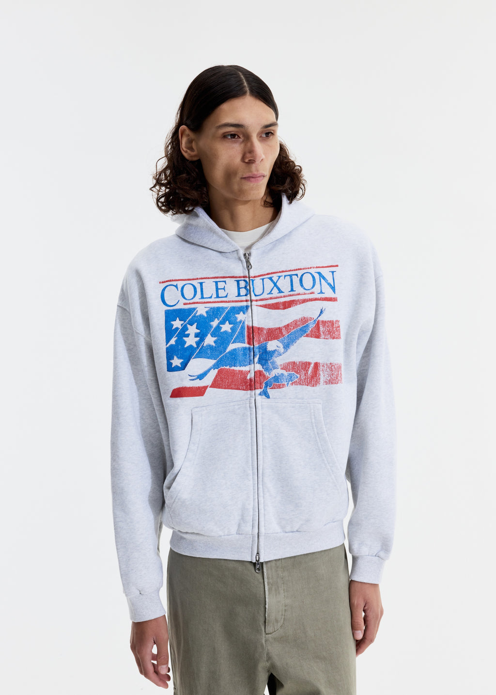 OLD GLORY ZIPPED HOODIE