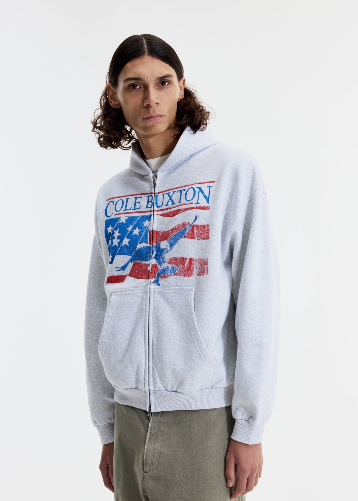 OLD GLORY ZIPPED HOODIE