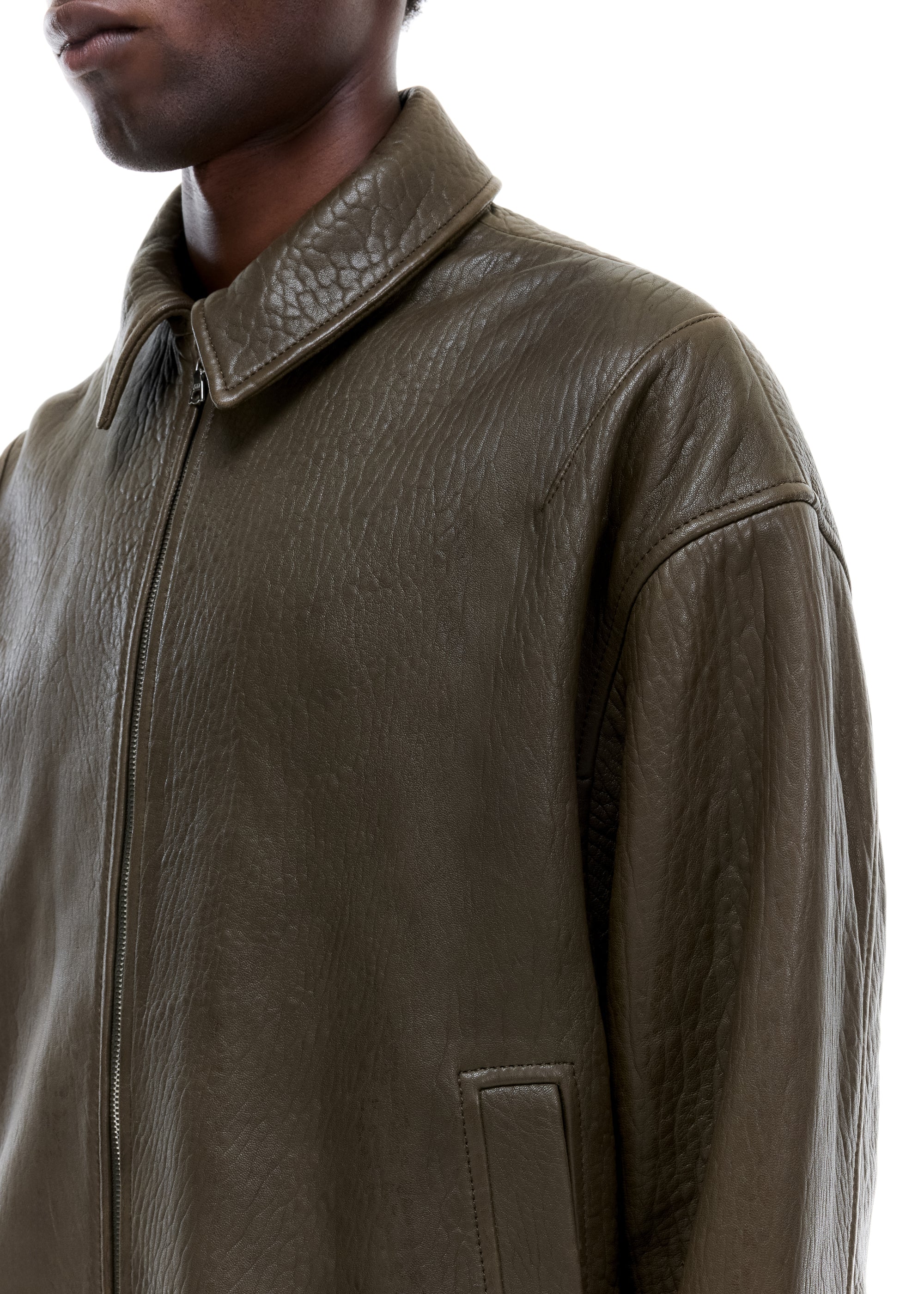 SHRUNKEN LEATHER JACKET