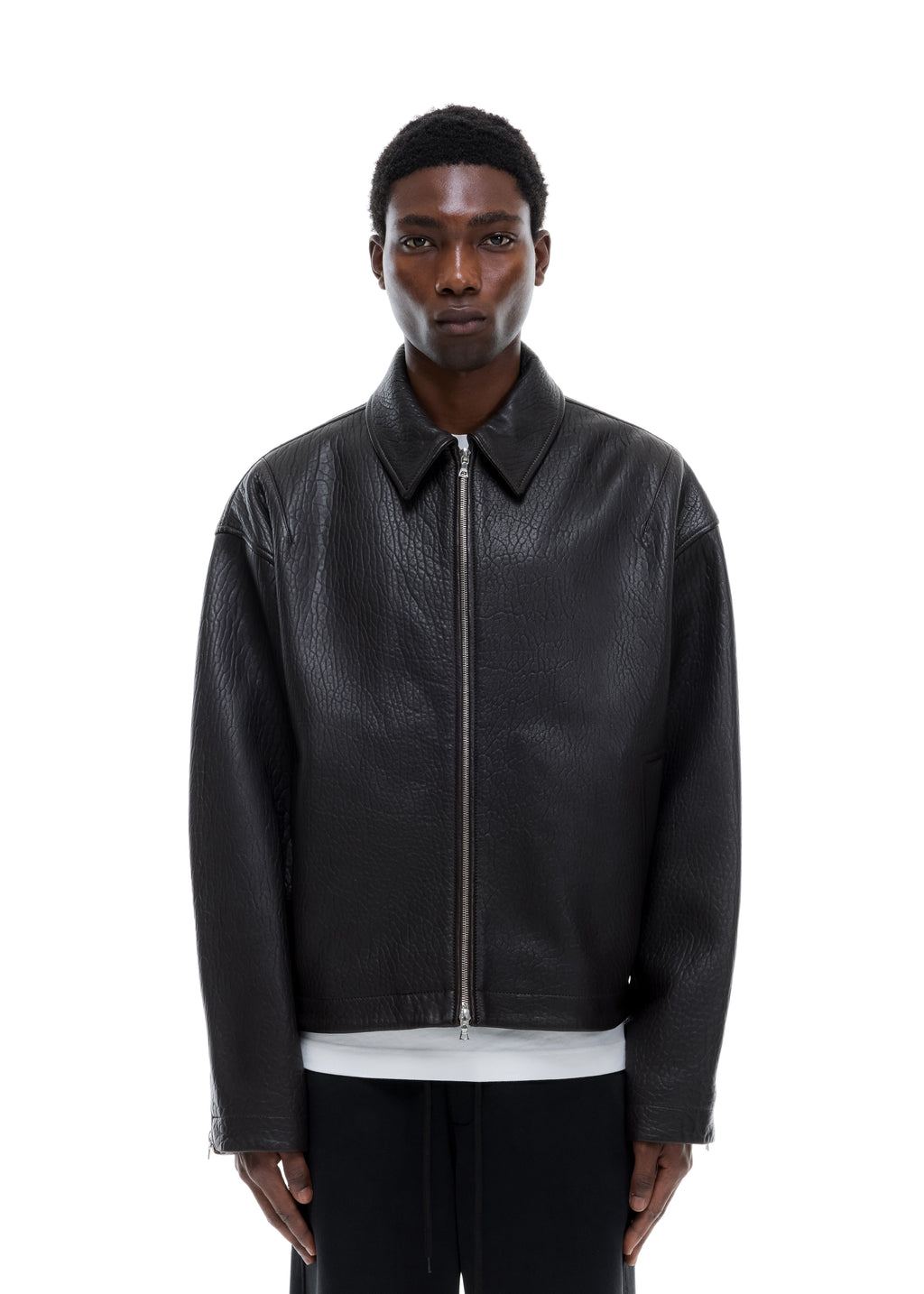 SHRUNKEN LEATHER JACKET