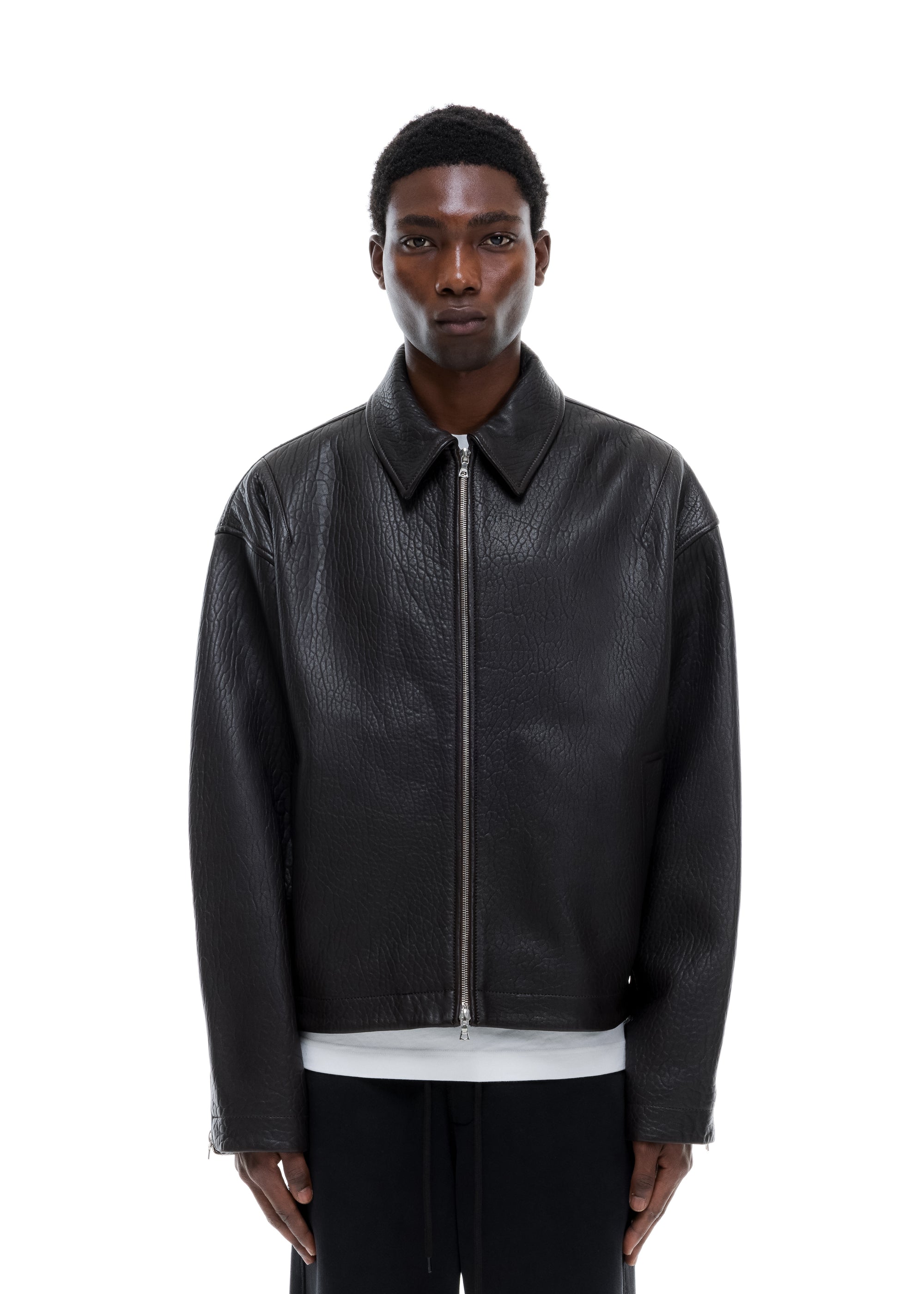 SHRUNKEN LEATHER JACKET