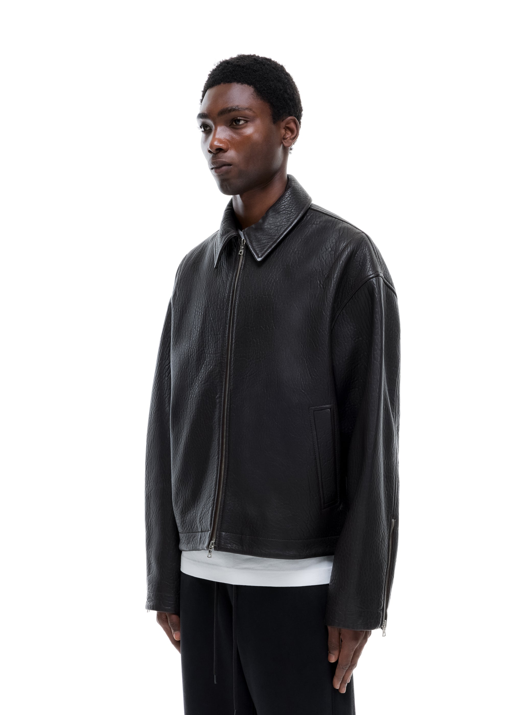 SHRUNKEN LEATHER JACKET