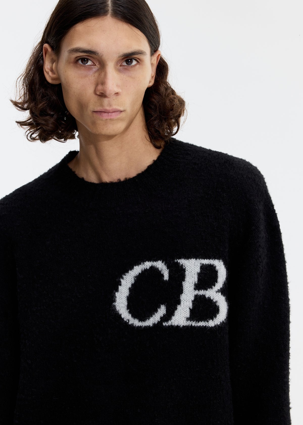 CB LOGO KNIT SWEATER