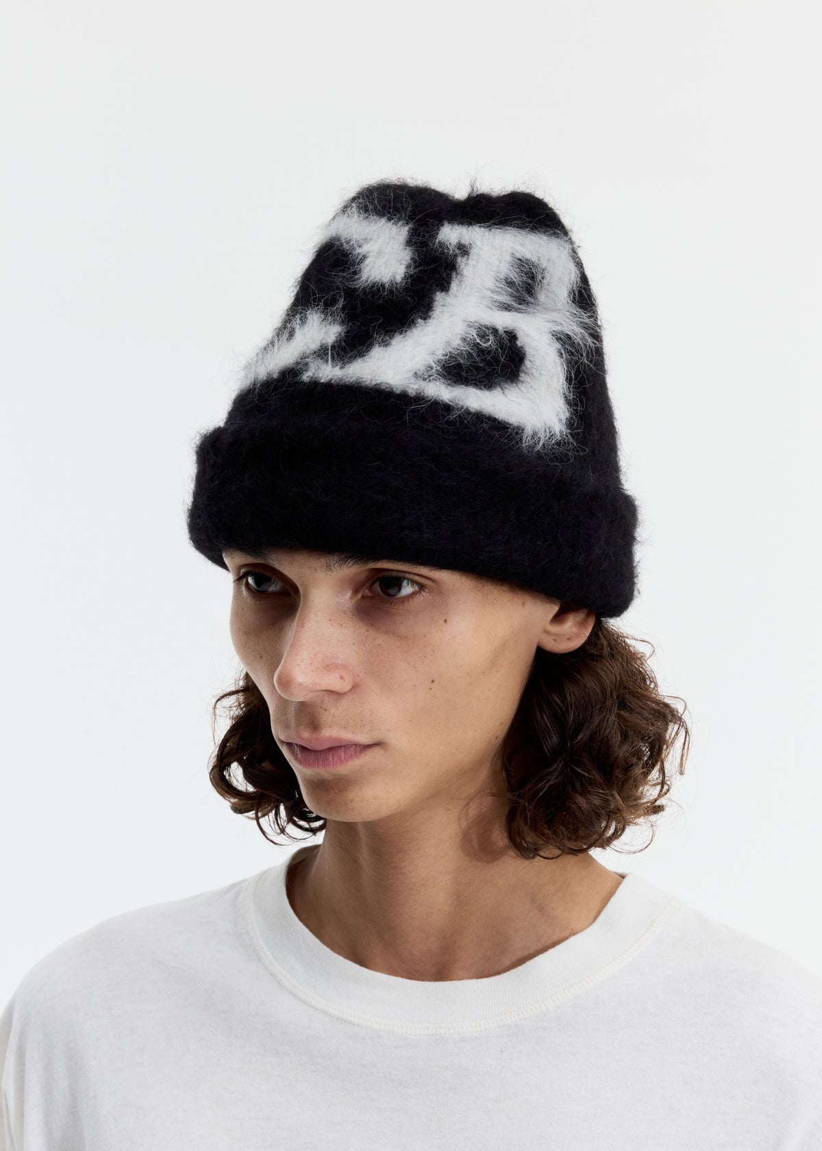 Cole Buxton | Alpaca Knit Beanie | Unisex | Alpaca | One Size Fits All | Black