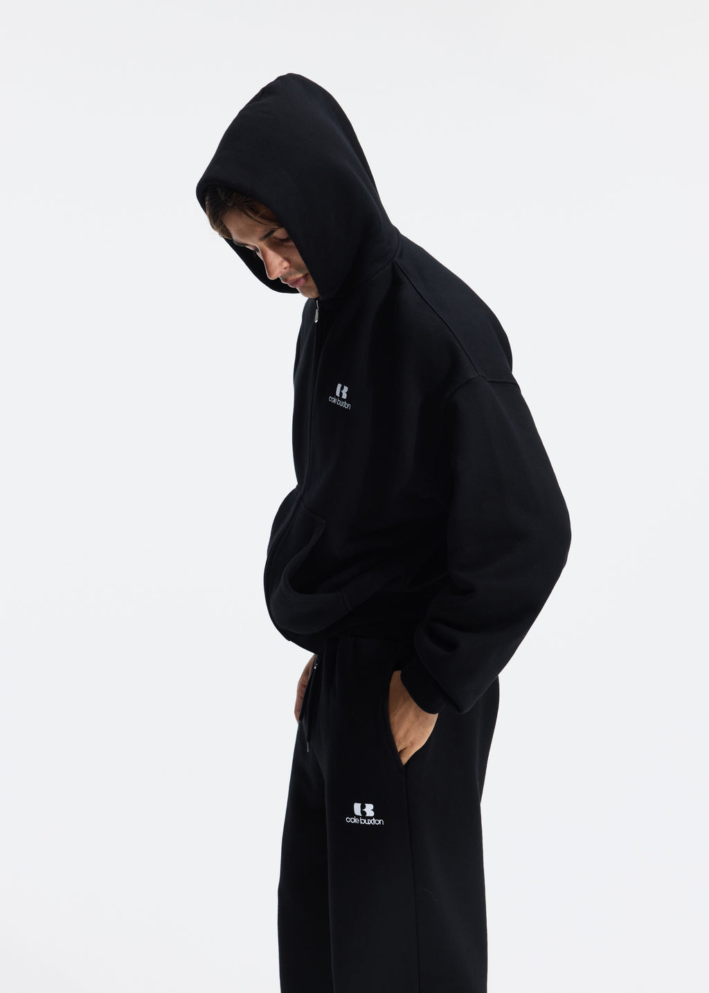 ICON LOGO ZIPPED HOODIE
