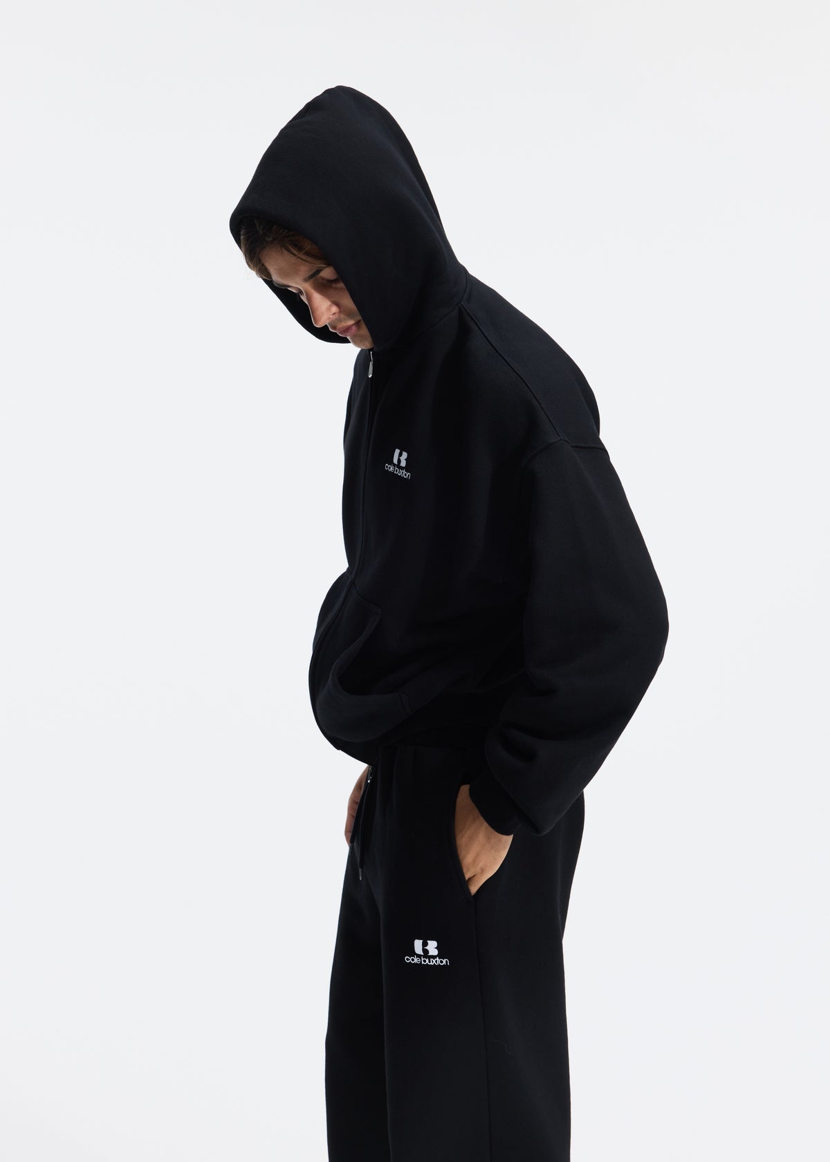 ICON LOGO ZIPPED HOODIE
