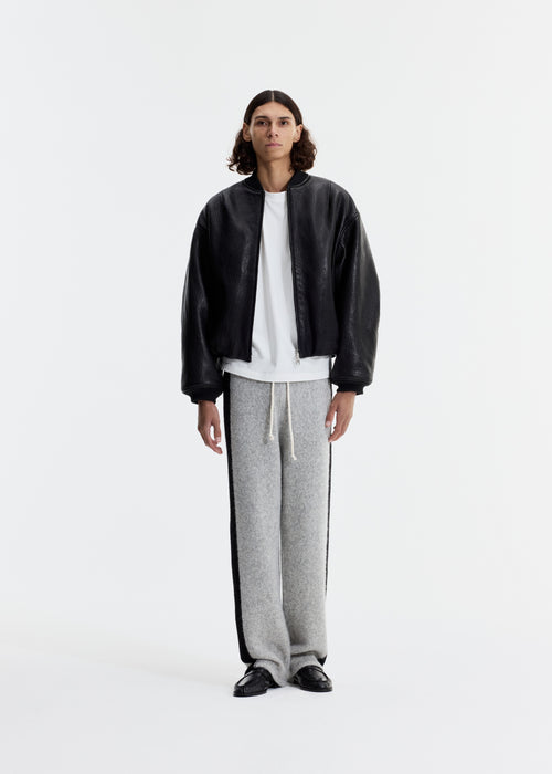 SHRUNKEN LEATHER BOMBER