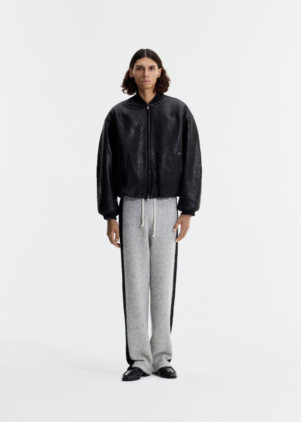 SIDE STRIPE KNIT PANTS