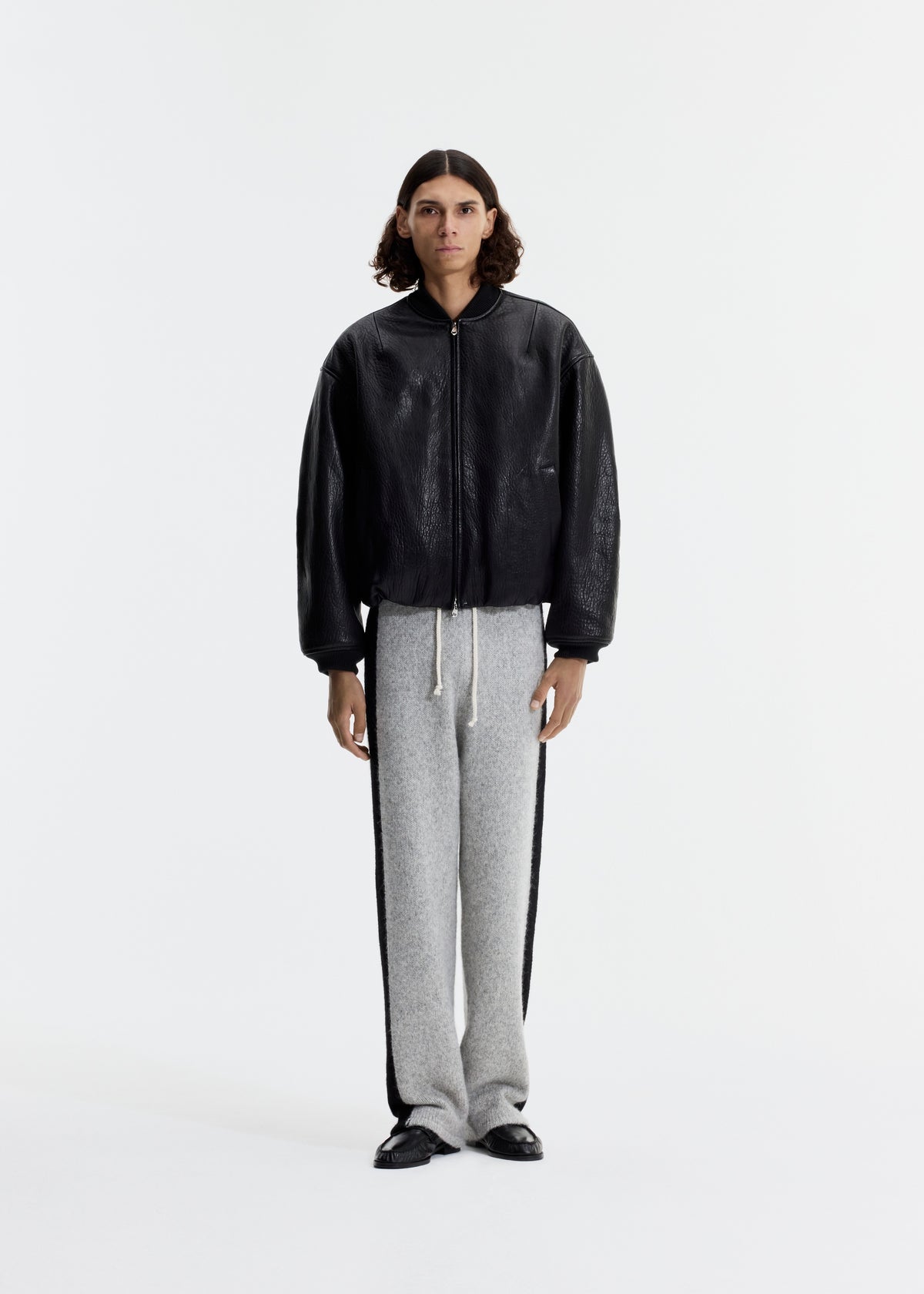 SIDE STRIPE KNIT PANTS