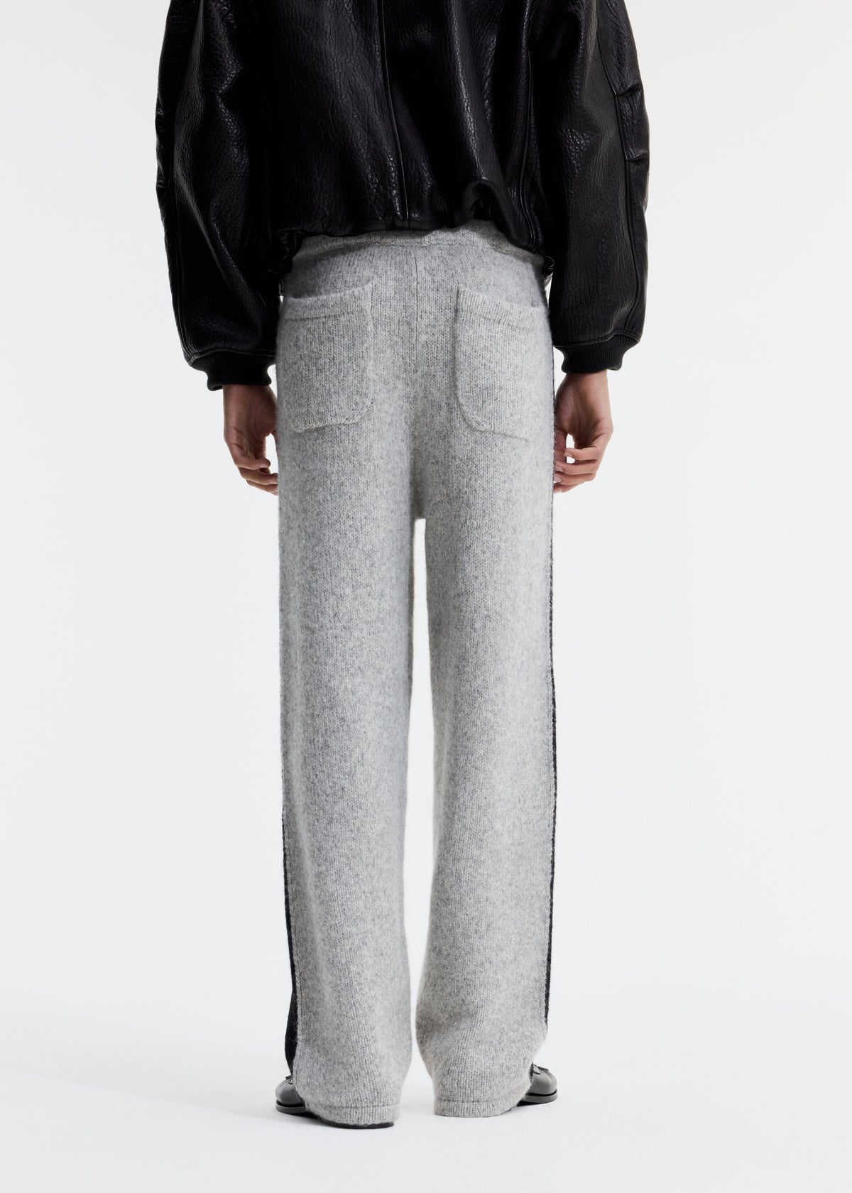 SIDE STRIPE KNIT PANTS