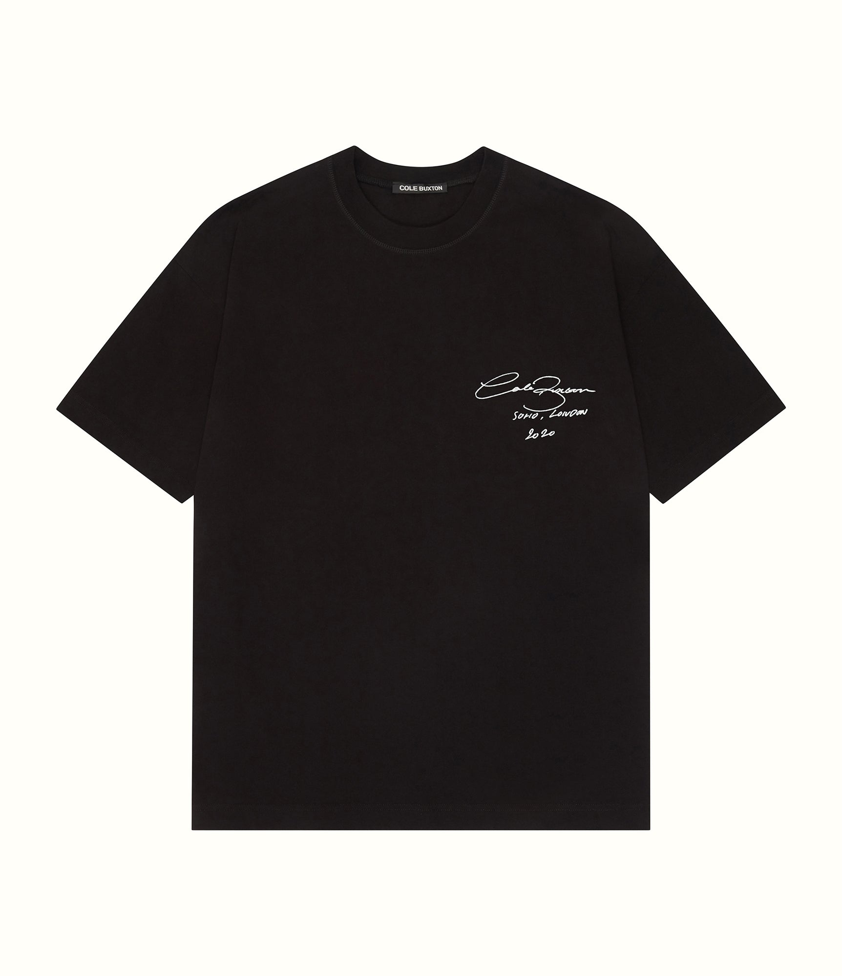 Cole Buxton | Signature T-Shirt | Mens | Cotton | Black