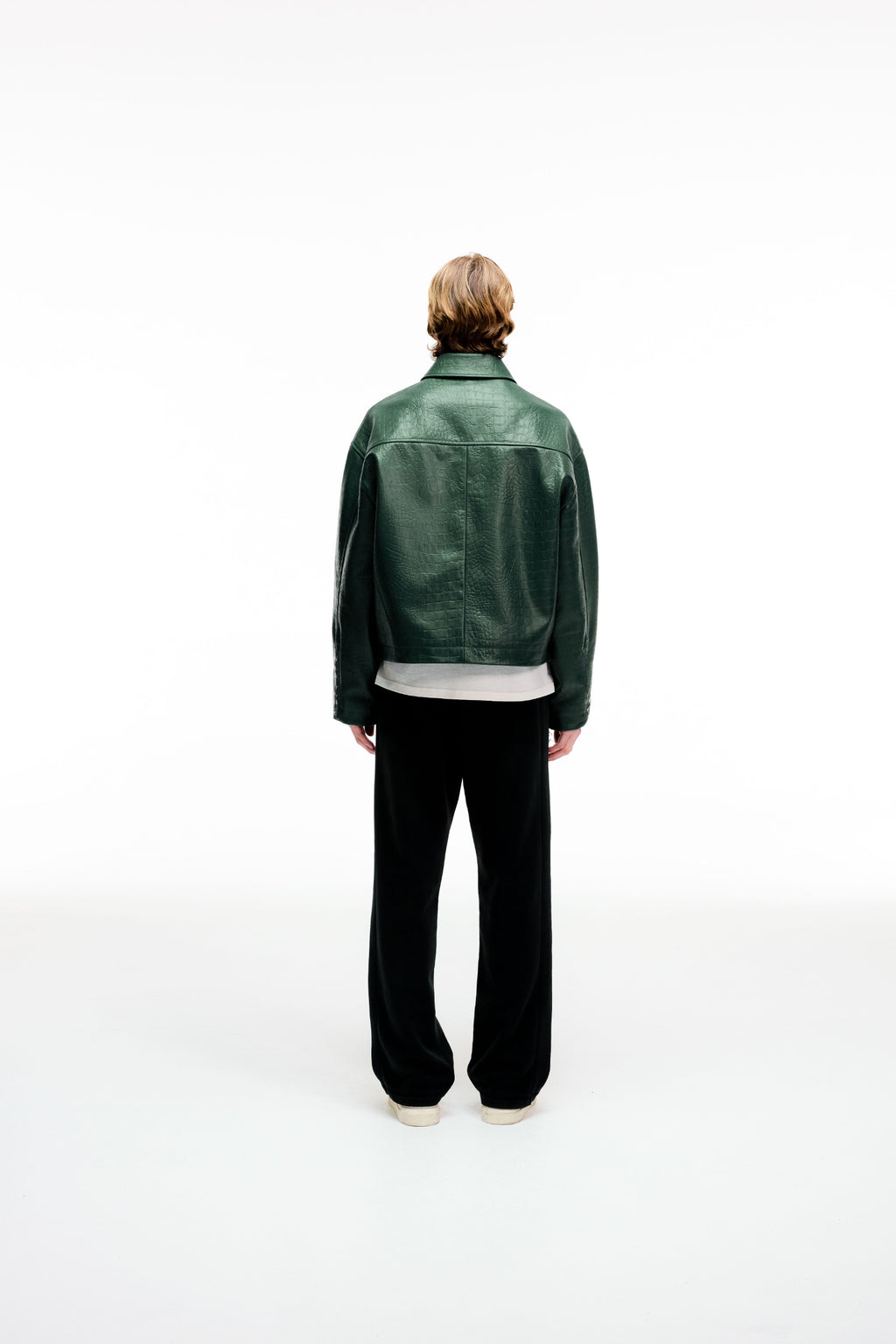 AKIMBO X CB CROC LEATHER JACKET