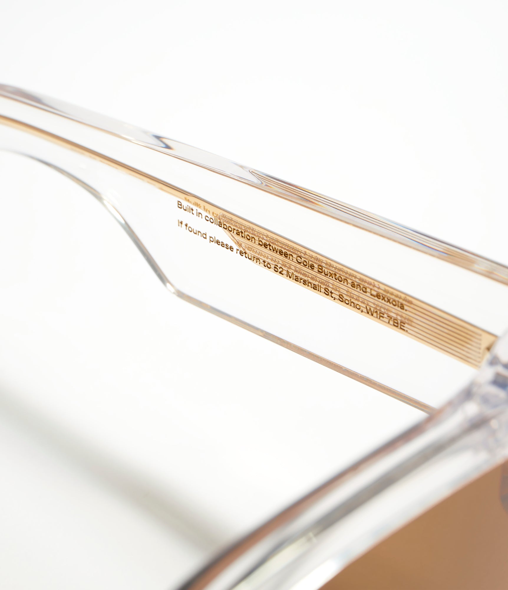 Cole Buxton | Lexxola Sunglasses | Unisex | White / Brown