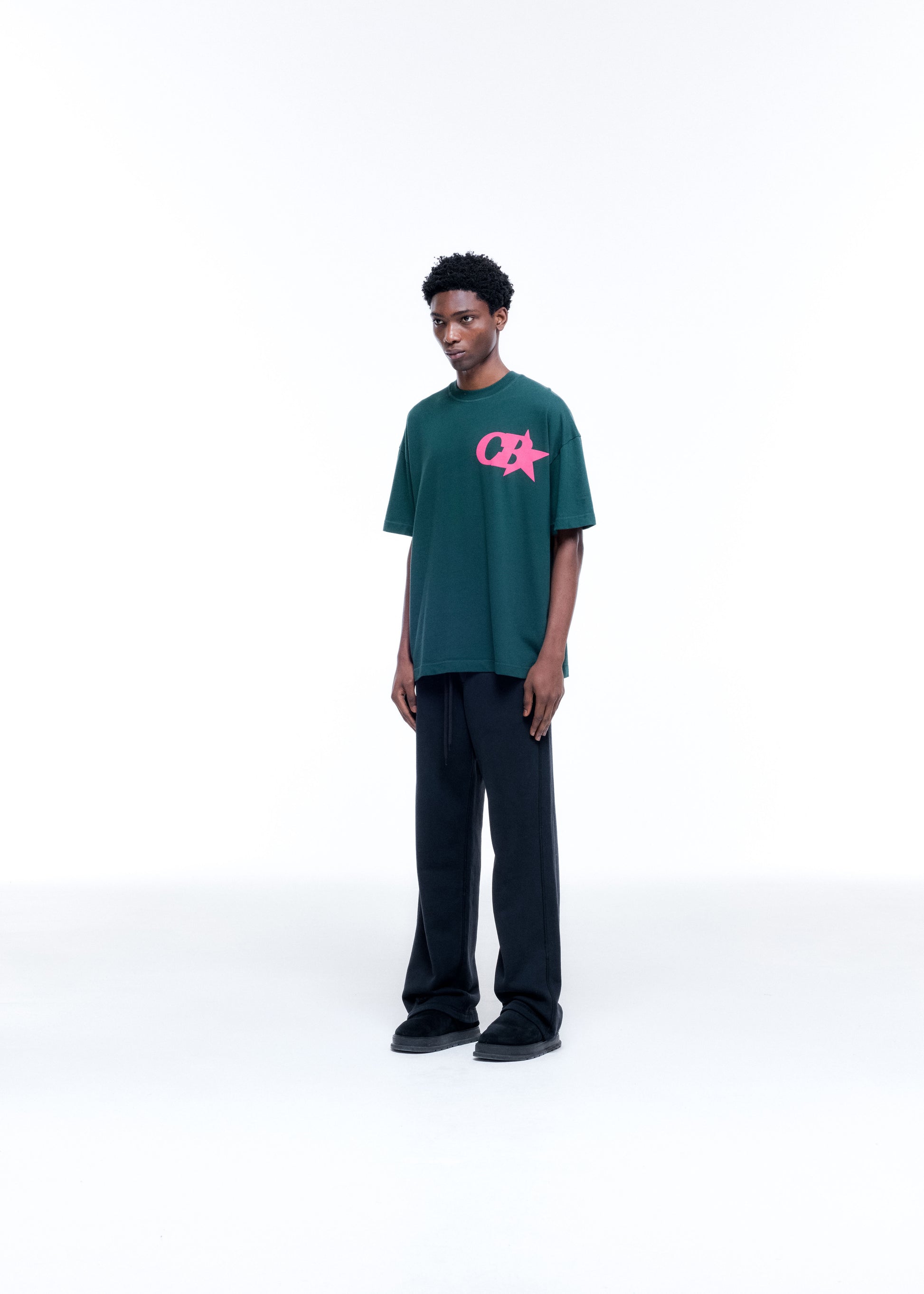 Cole Buxton | Cb Star T-Shirt | Mens | Forest Green