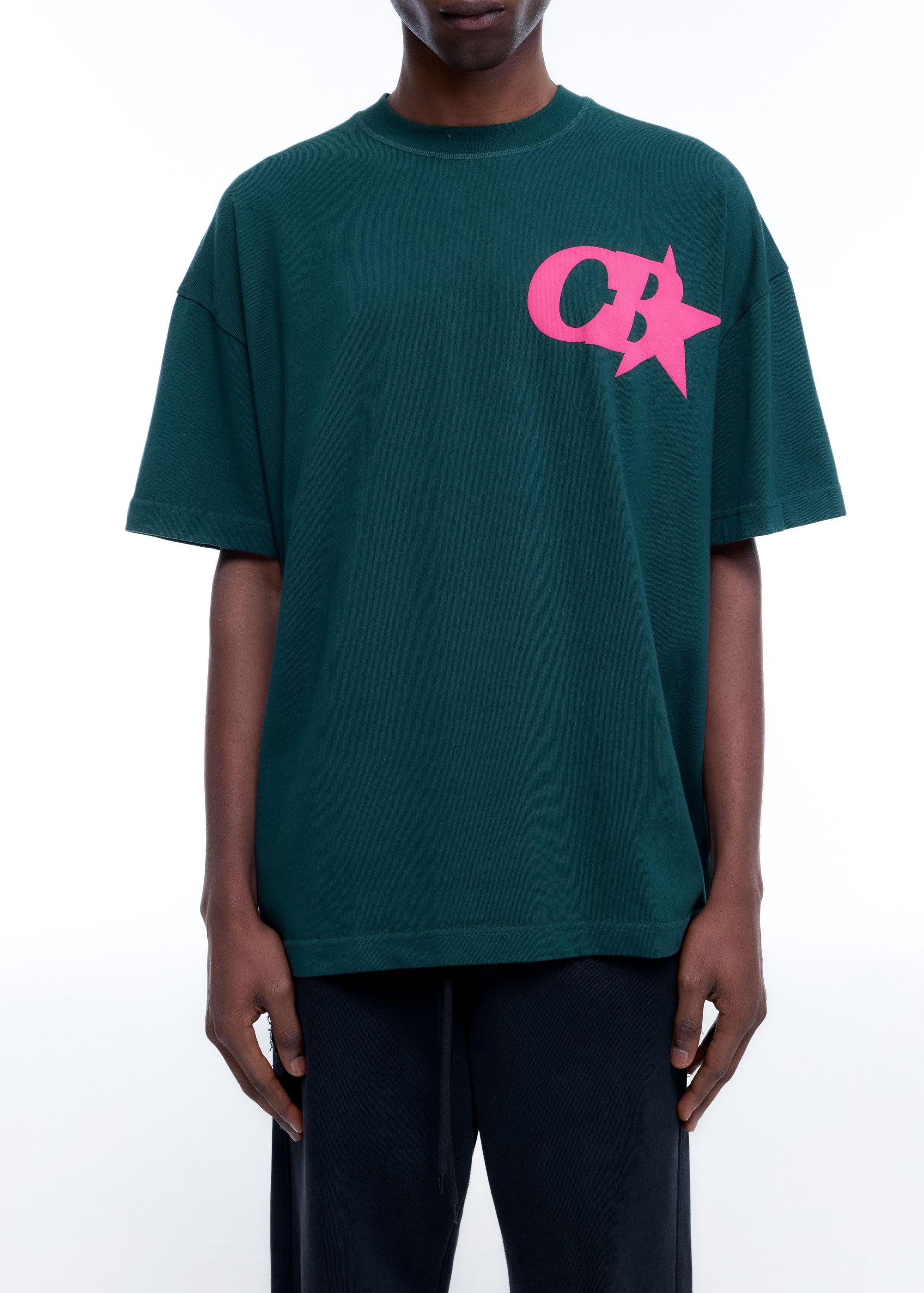 Cole Buxton | Cb Star T-Shirt | Mens | Forest Green