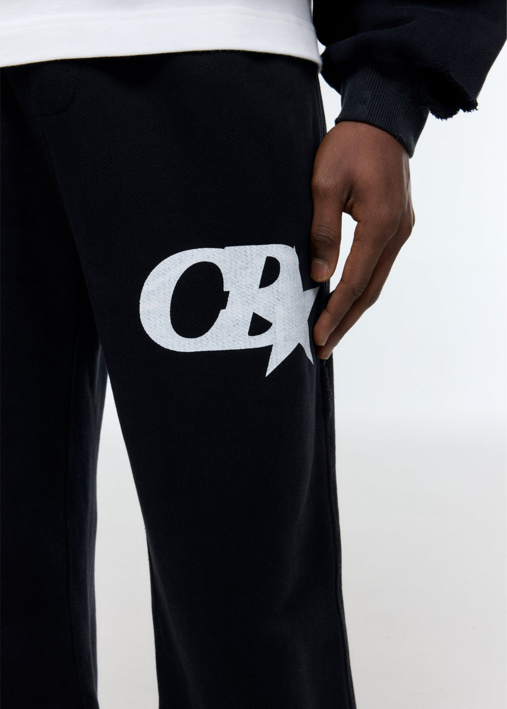 CB STAR DISTRESSED SWEATPANTS