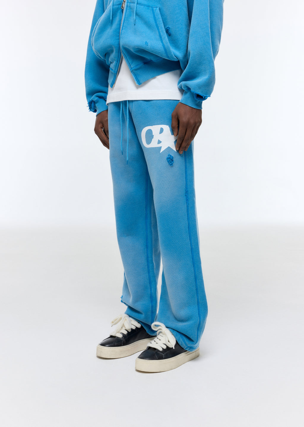 CB STAR DISTRESSED LOUNGE PANTS