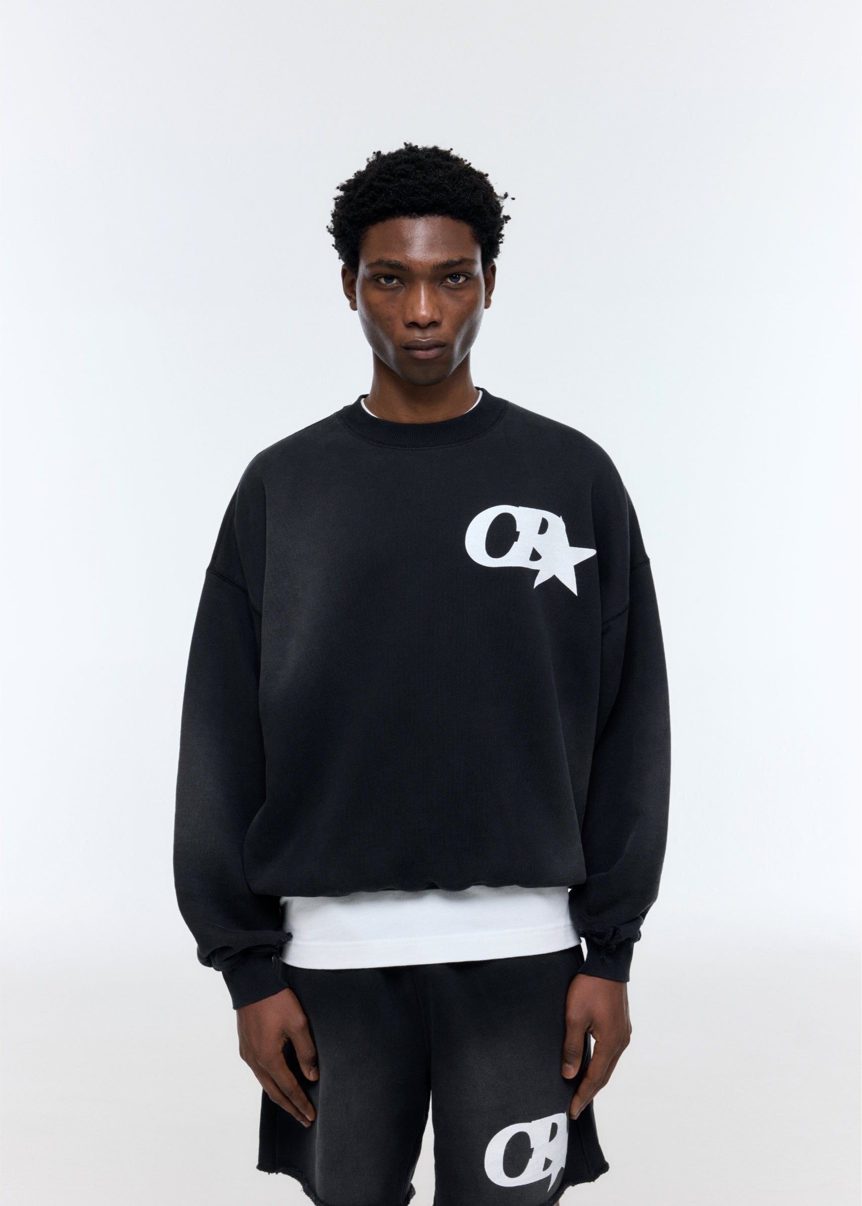 CB STAR DISTRESSED SWEATSHIRT
