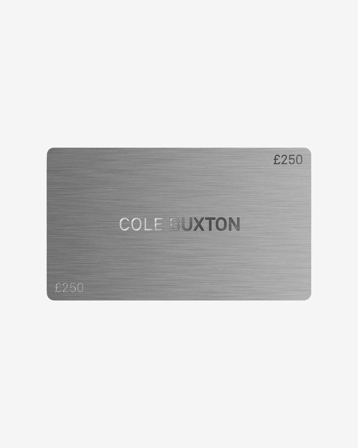 Cole Buxton | Gift Card | £250