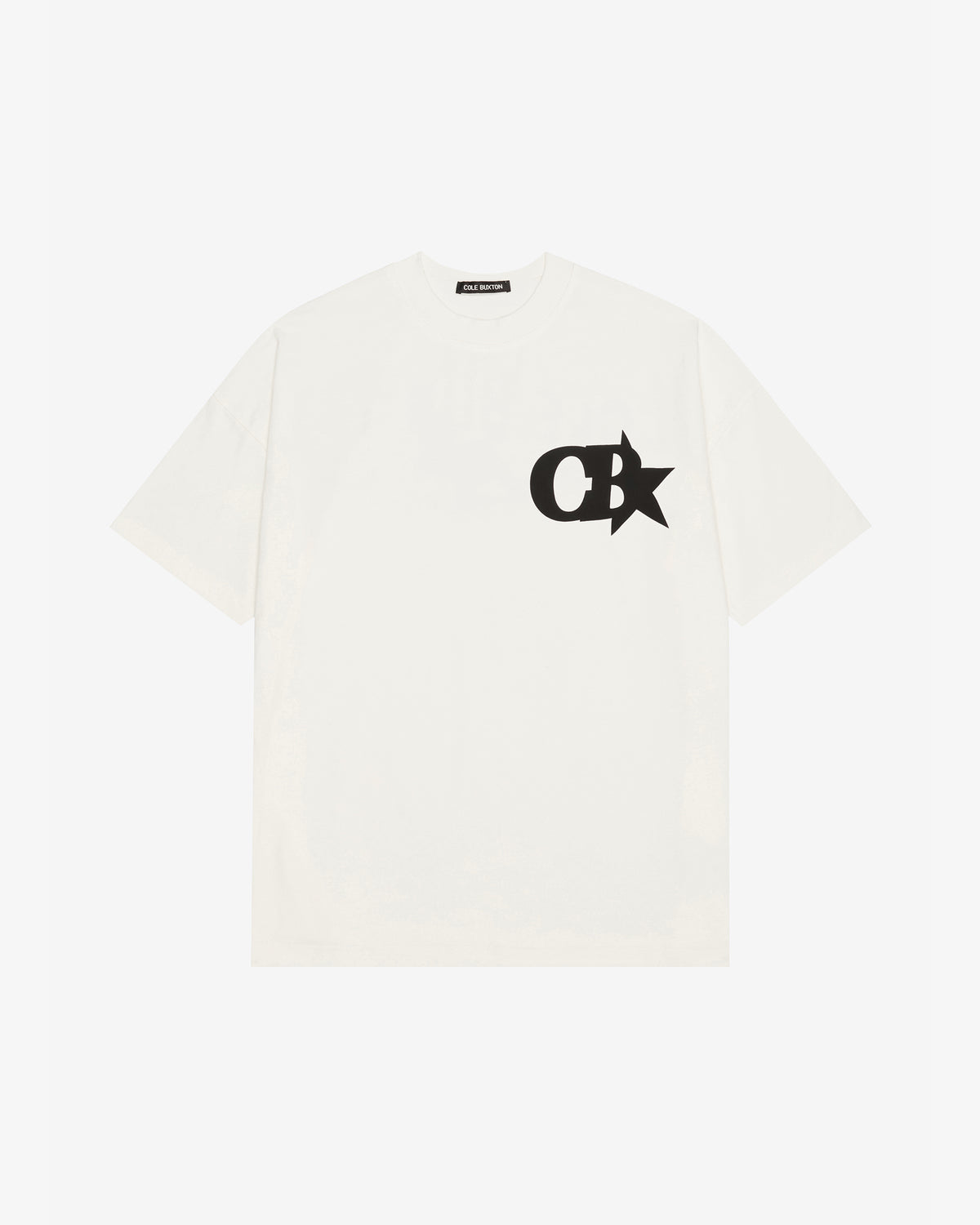 Cole Buxton | CB Star T-Shirt | Mens | Cotton | Vintage White