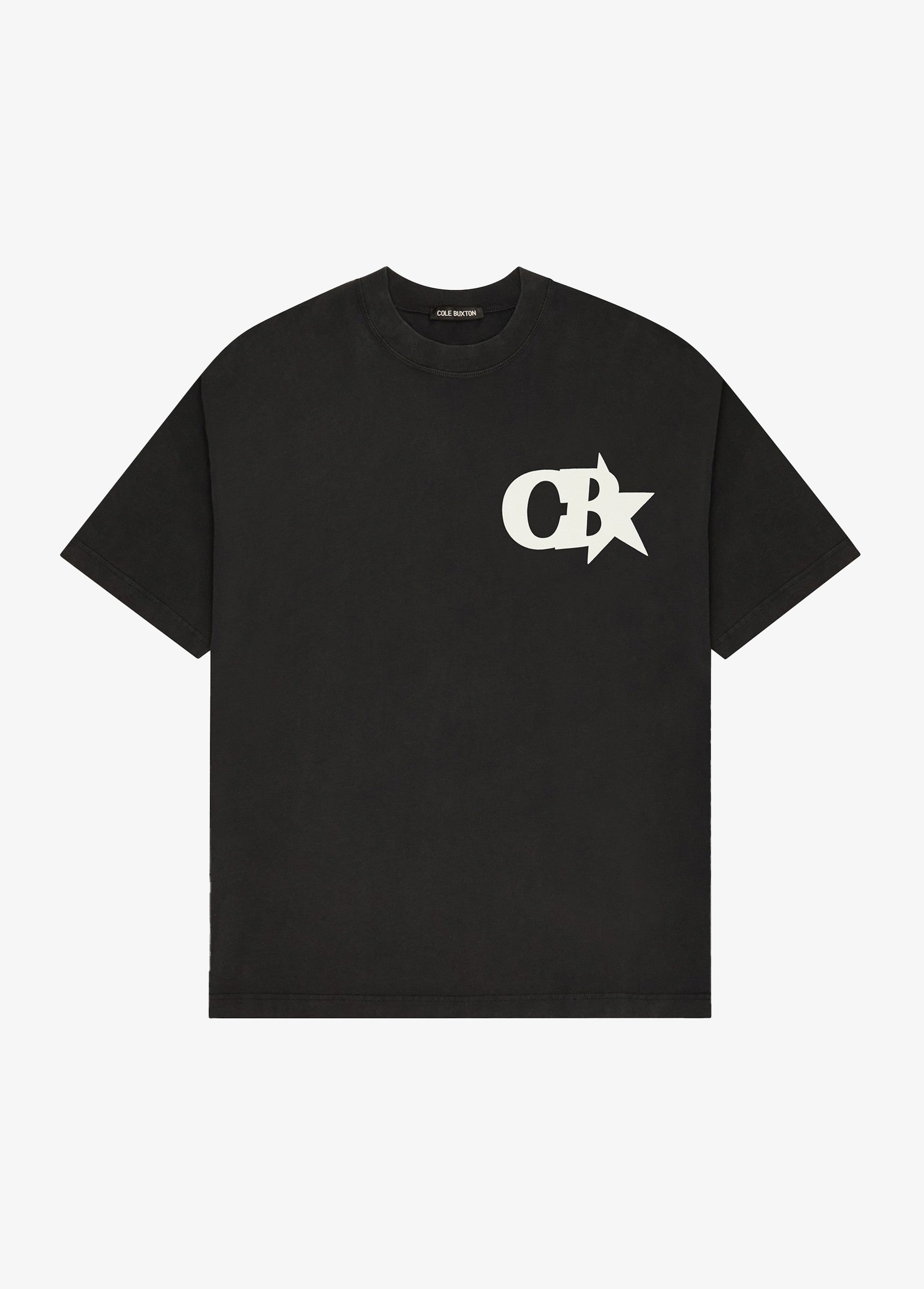 Cole Buxton | CB Star T-Shirt | Mens | Cotton | Vintage Black