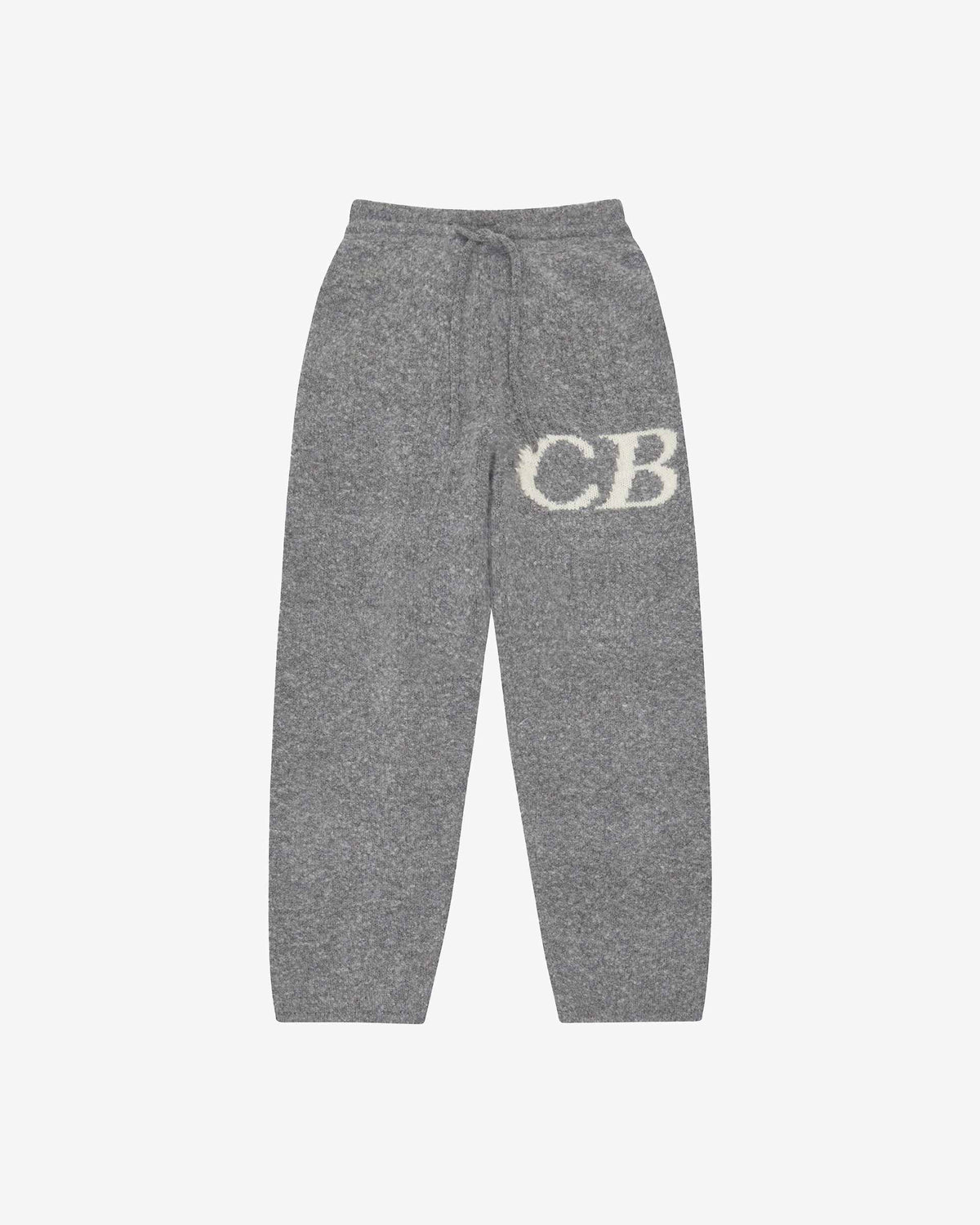 Cole Buxton | Logo Knit Pants | Mens | Merino Wool | Grey