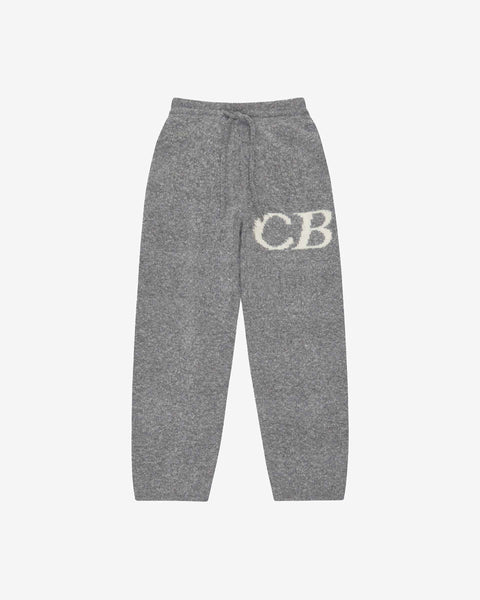 Cole Buxton | Logo Knit Pants | Mens | Merino Wool | Grey