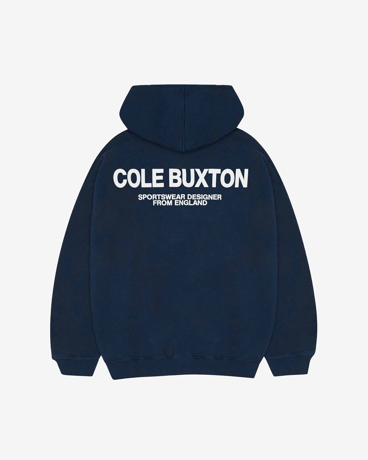 Cole Buxton | Sportswear Hoodie | Mens | Cotton | Navy Blue