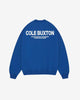 Cole Buxton | Sportswear Sweatshirt | Mens | Cotton | Cobalt Blue