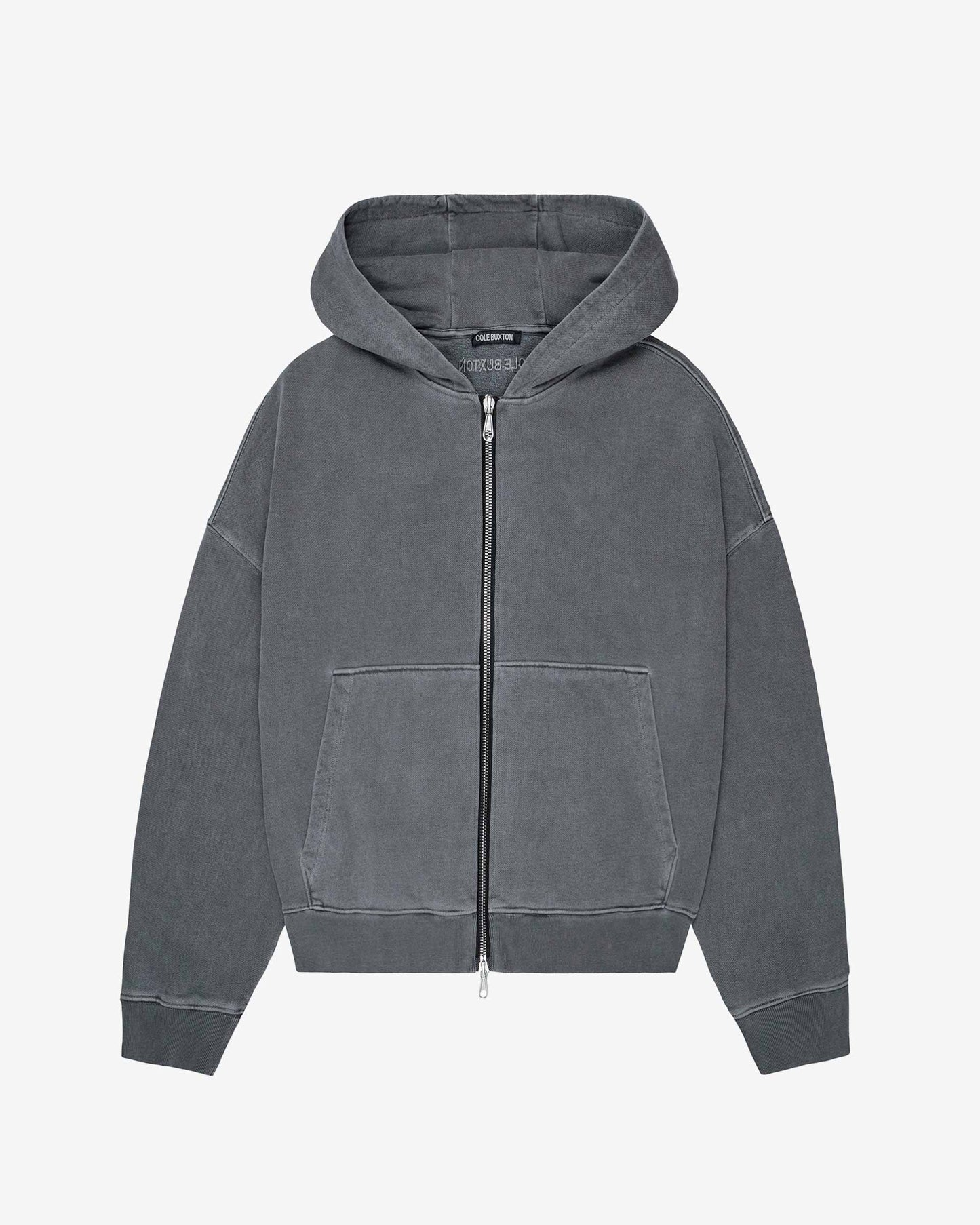 WARM UP CROPPED ZIPPED HOODIE