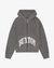 Cole Buxton | Heavyweight Cropped Logo Zipped Hoodie | Cotton | Washed Black