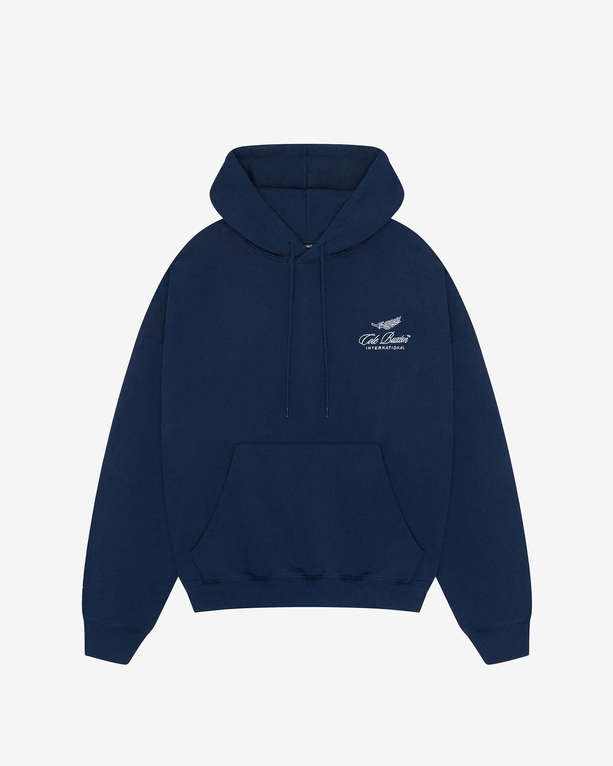Cole Buxton | International Hoodie | Mens | Cotton | Navy Blue
