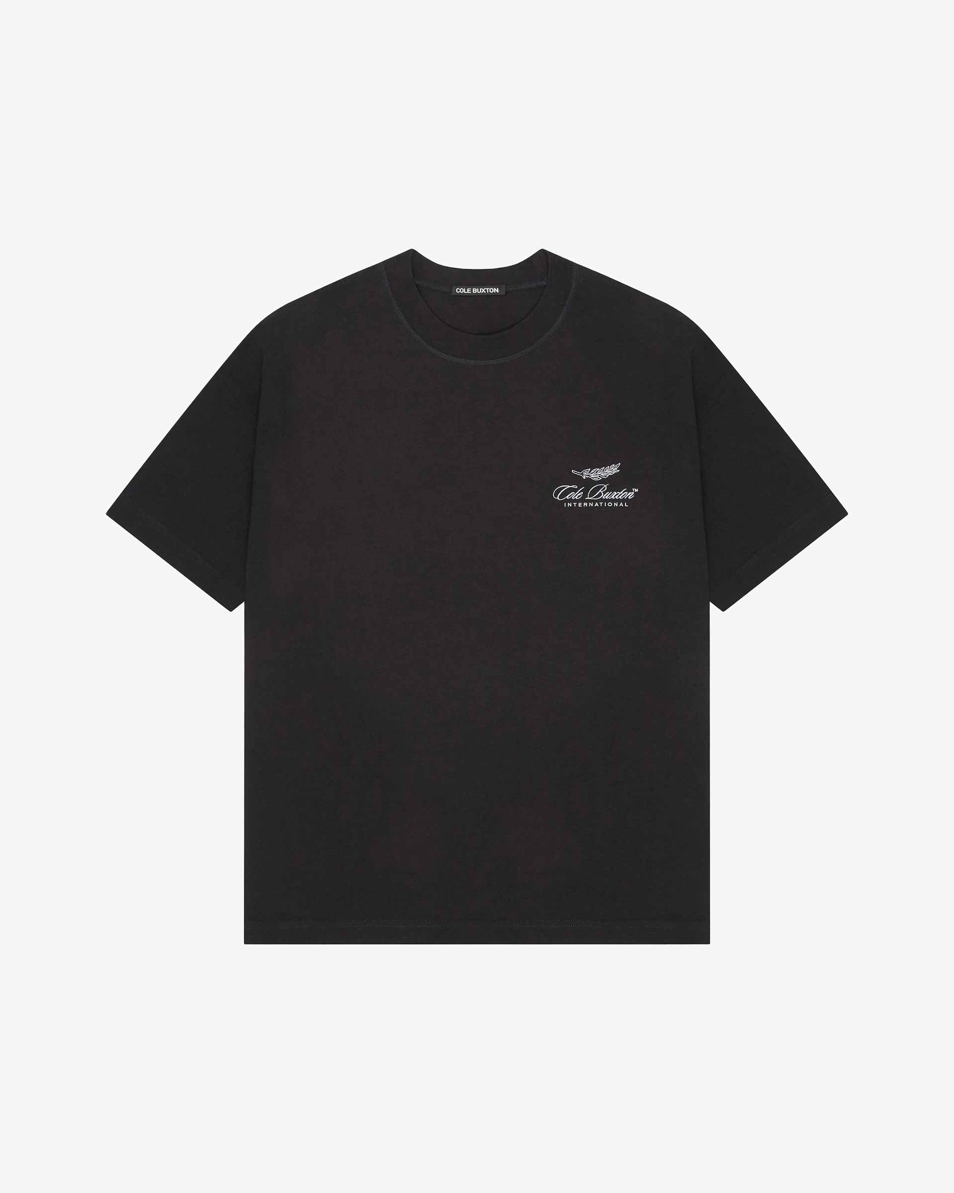 Cole Buxton | International T-Shirt | Mens | Cotton | Vintage Black