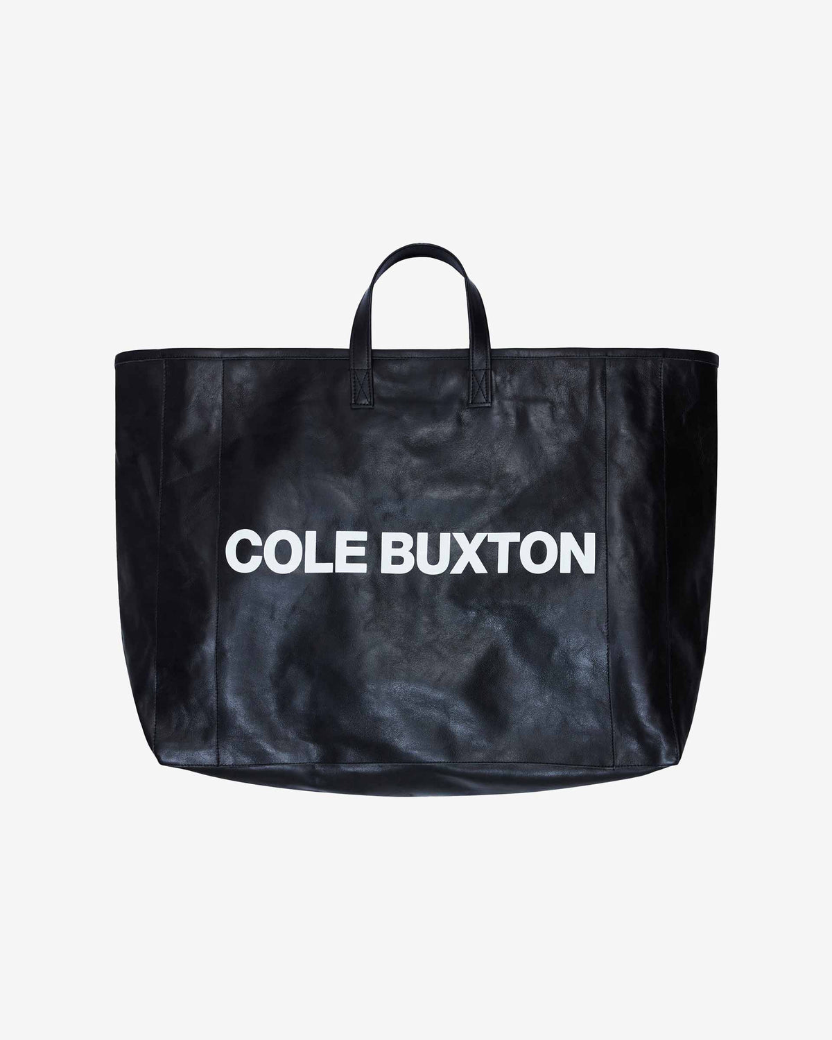 Cole Buxton | XL Leather Bag | Unisex | Leather | Black