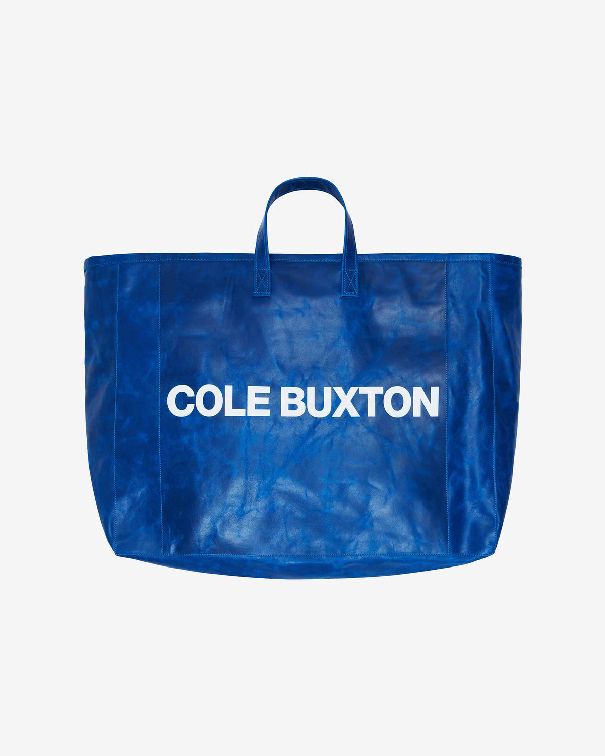 Cole Buxton | XL Leather Bag | Unisex | Leather | Blue