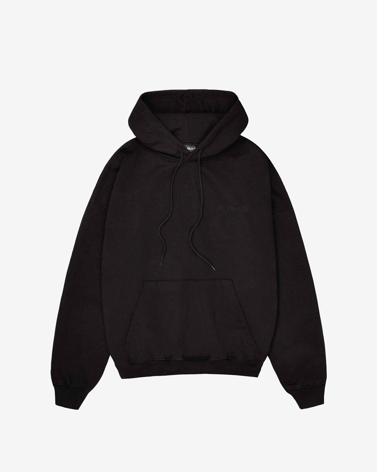 Cole Buxton | Heavyweight Warm Up Hoodie | Unisex | Cotton | Black