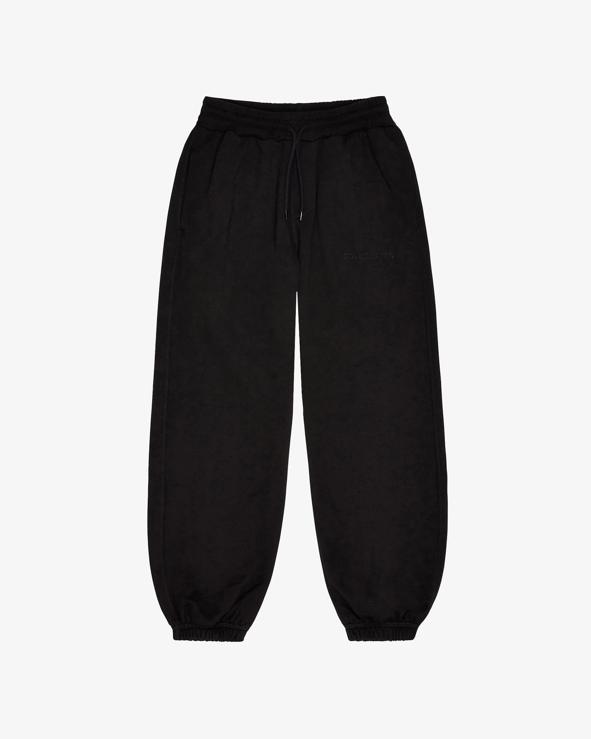 Cole Buxton | Heavyweight Warm Up Sweatpants | Unisex | Cotton | Black