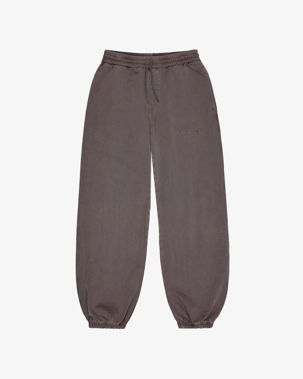 Cole Buxton | Heavyweight Warm Up Sweatpants | Unisex | Cotton | Washed Brown