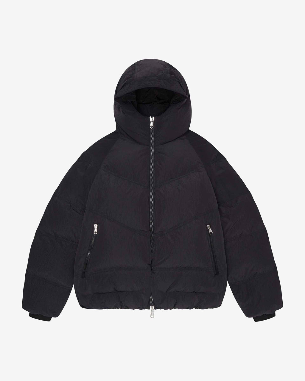 Cole Buxton | Insulated Hooded Jacket | Mens | Nylon | Black