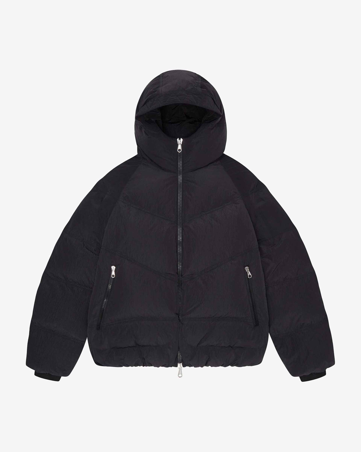 Cole Buxton | Insulated Hooded Jacket | Mens | Nylon | Black