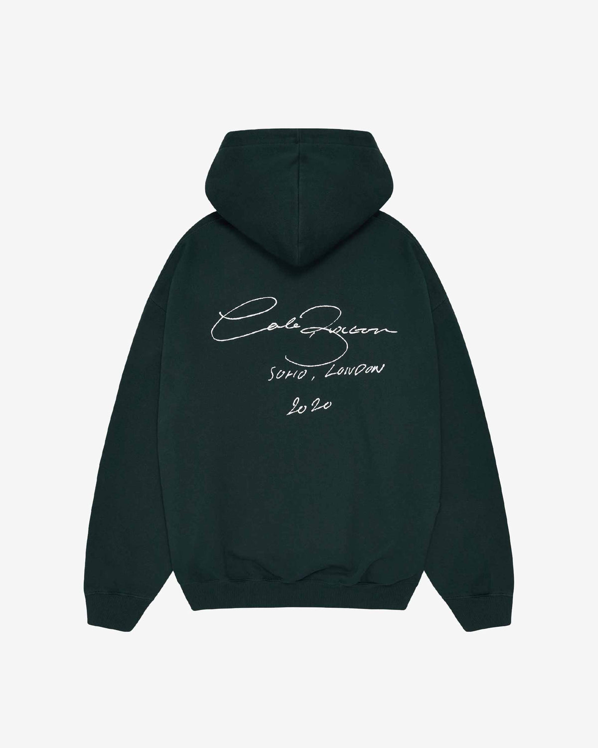 Cole Buxton | Signature Hoodie | Mens | Cotton | Forest Green