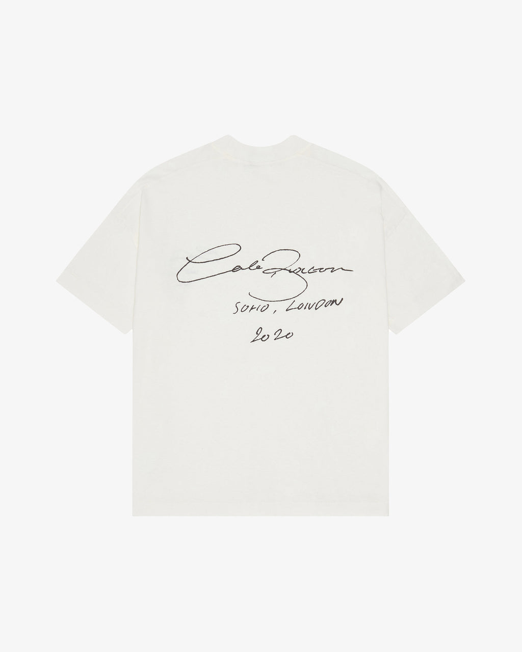 Cole Buxton | Vintage Signature T-Shirt | Mens | Cotton | Vintage White
