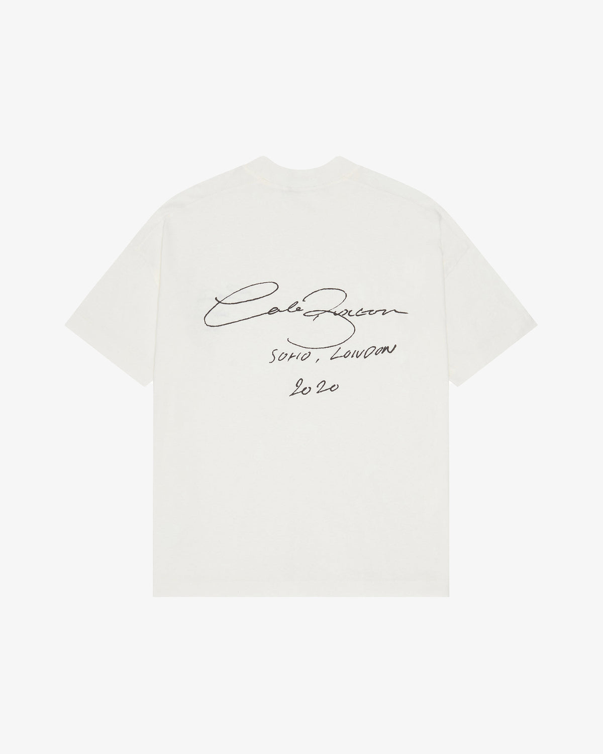 Cole Buxton | Vintage Signature T-Shirt | Mens | Cotton | Vintage White